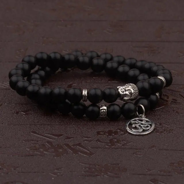 Charm Retro Buddha Bead Bracelet