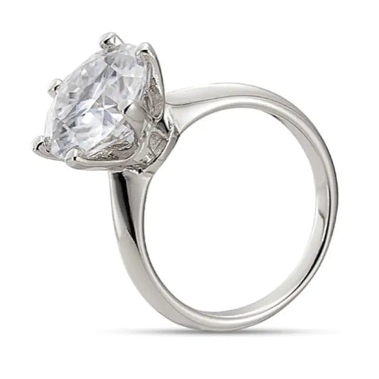 Sterling Silver Platinum Plated Ring