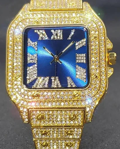 Ice Out Diamond Square Watch