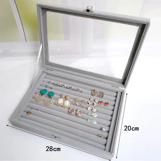 Schmuck-Organizer aus Samt