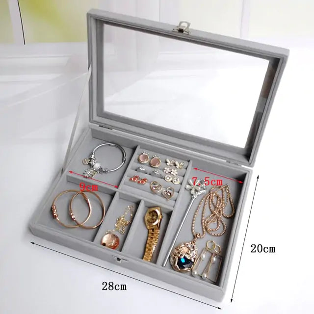 Schmuck-Organizer aus Samt