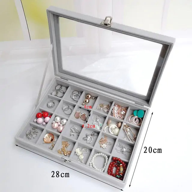 Schmuck-Organizer aus Samt