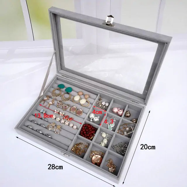 Schmuck-Organizer aus Samt