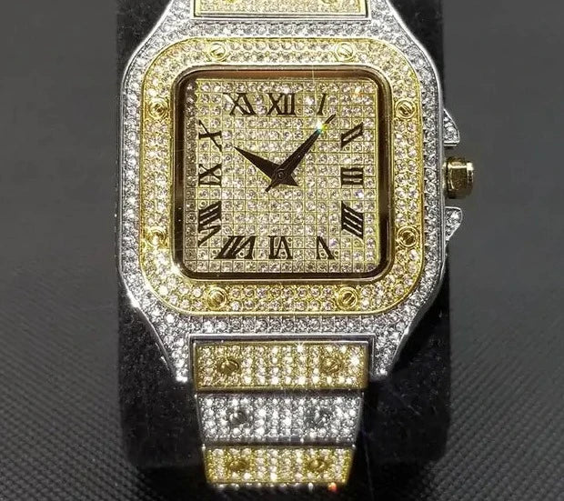 Waterproof Full Diamond Men's Watches