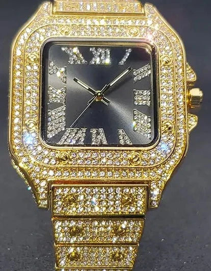 Ice Out Diamond Square Watch