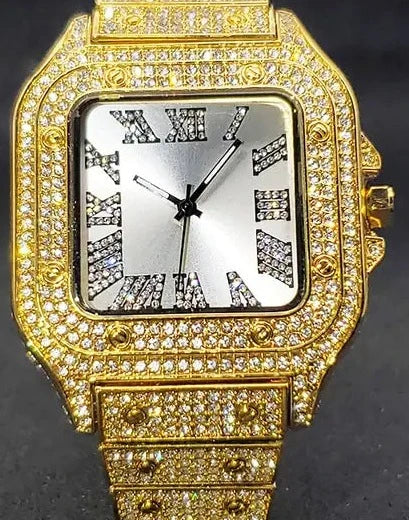 Ice Out Diamond Square Watch