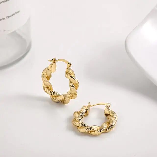 Statement Geometric Hoop Earrings