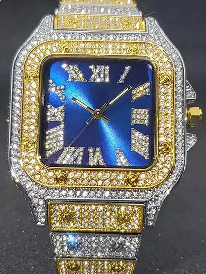 Ice Out Diamond Square Watch