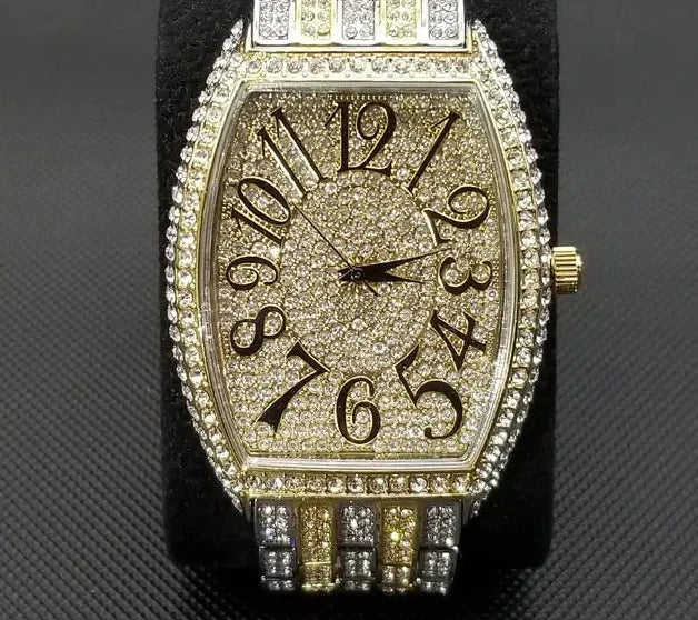 Popular Tonneau Diamond Watch