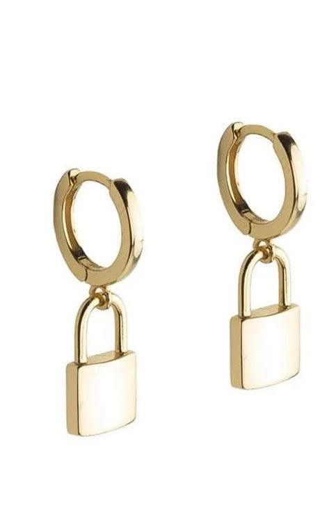 Lock Earrings