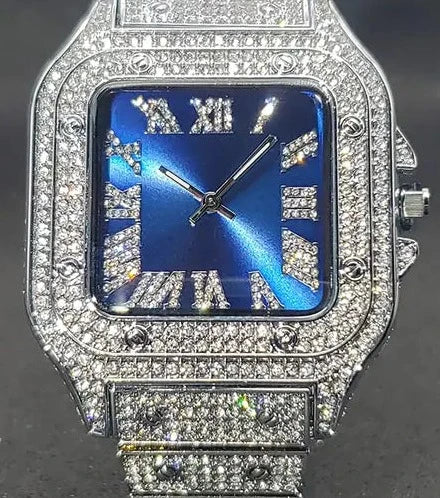 Ice Out Diamond Square Watch