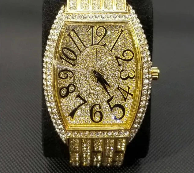 Popular Tonneau Diamond Watch