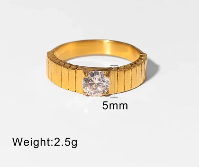 Stacking 18k Gold Rings