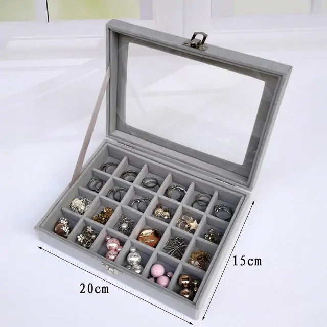 Schmuck-Organizer aus Samt