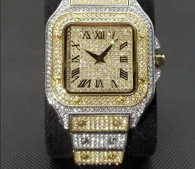 Waterproof Full Diamond Men's Watches