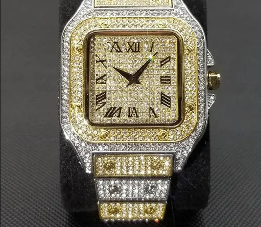 Waterproof Full Diamond Men's Watches