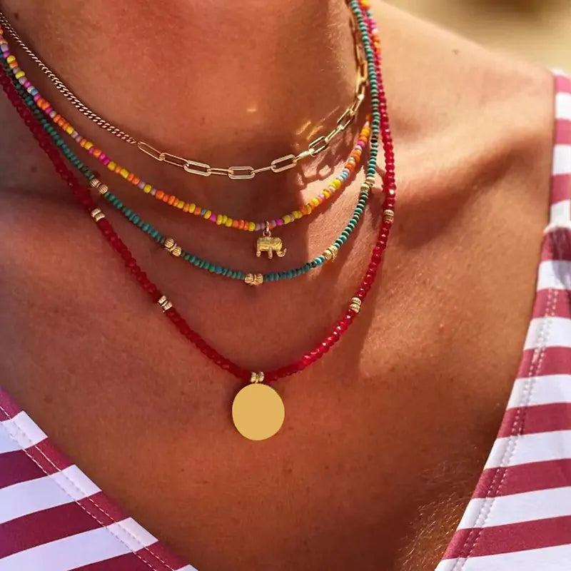 Bohemian Multilayer Necklace