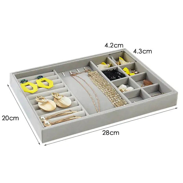 Schmuck-Organizer aus Samt