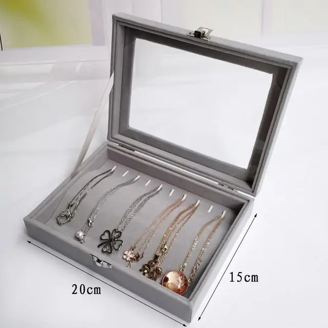 Schmuck-Organizer aus Samt