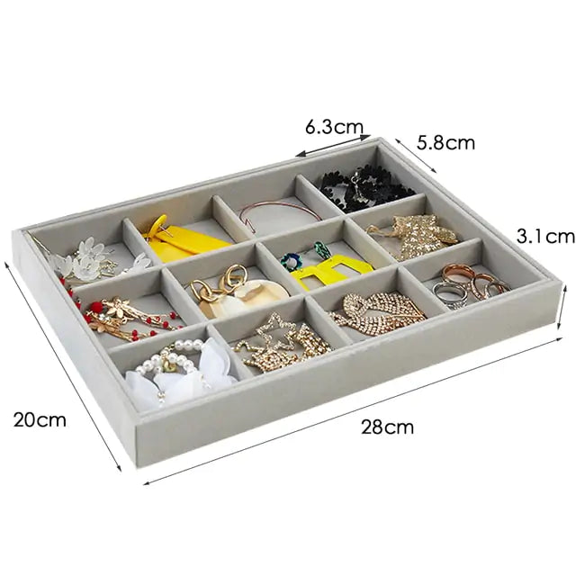 Schmuck-Organizer aus Samt