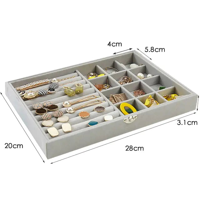 Schmuck-Organizer aus Samt