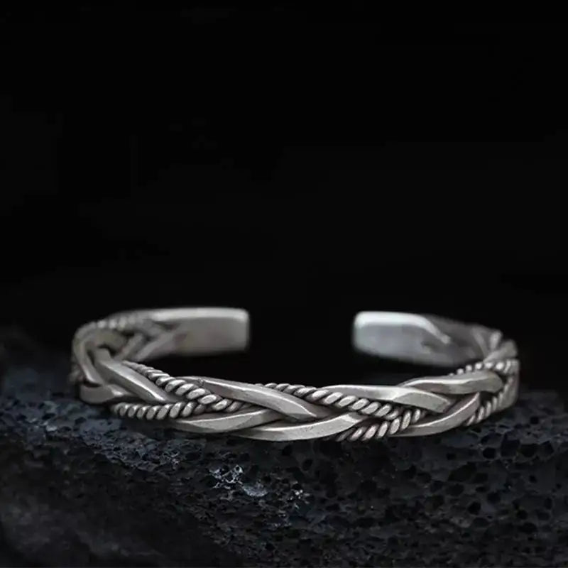 Braided Bangle Bracelet