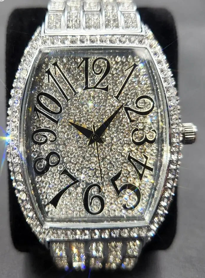 Popular Tonneau Diamond Watch