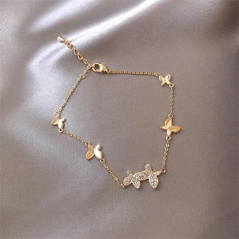 Crystal Butterfly Bracelet